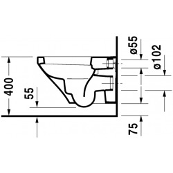 DuraStyle Pack WC suspendu avec abattant SoftClose (45520900A1)