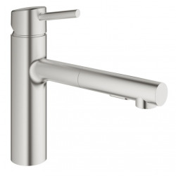 Grohe Concetto Mitigeur monocommande Évier, Supersteel (30273DC1)