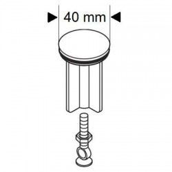 Bonde Lavabo Hansgroheet Garniture de Vidage 96026880