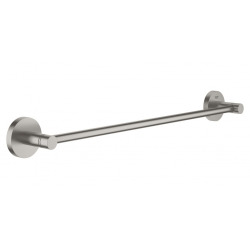 Grohe Essentials Barre porte-serviettes, Supersteel (40688DC1)