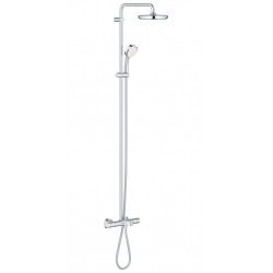 Grohe Tempesta Cosmopolitan System 210 Colonne de douche avec thermostatique Bain/Douche, Chromé (26223001)