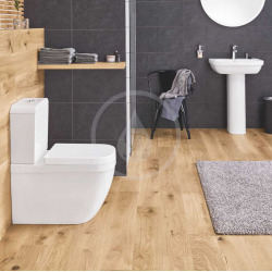 Euro Ceramic Cuvette WC à poser, blanc alpin (3933800H)