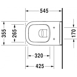 D-Code Cuvette suspendue Rimless