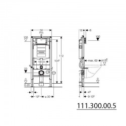 Pack DuoFix 320 + Plaque de Commande Sigma 01 Chrome Mat (SETUP320-PRO3)