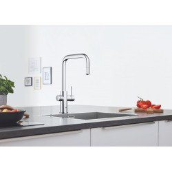 Grohe Blue Home Kit de démarrage Mitigeur bec U Chrome (31543000)