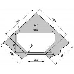 Franke Kit de cuisine G12, Évier en granit MRG 651-78, onyx + Mitigeur FN 0147, chromé (114.0253.350)