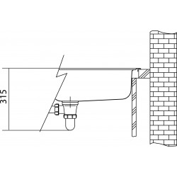 Franke Kit de cuisiné G63, Évier en granit KSG 238, vanille + Mitigeur FG 7477, vanille + Distributeur de savon FD 300 (114.0365.096)