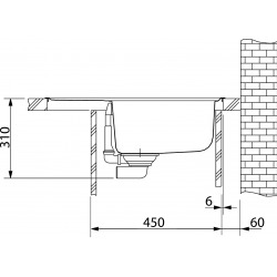 Franke Kit de cuisine G66, Évier en granit BFG 611-62, blanc + Mitigeur FG 9541, blanc (114.0365.143)