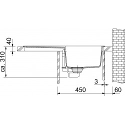 Franke Kit de cuisine G68, Évier en granit BFG 611-78, blanc + Mitigeur FG 9541, blanc (114.0365.166)