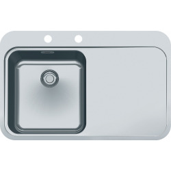 Franke Sinos - Inox évier SNX 211/611 /2, 780x510 mm, gauche + siphon (127.0286.279)