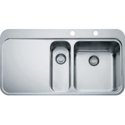 Franke Sinos - Inox évier SNX 211/611 /7, 780x510 mm, droite + siphon (127.0286.294)