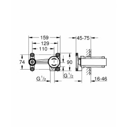 Essence Mitigeur monocommande 2 trous lavabo Taille M Hard Graphite Brossé (19408AL1-set)