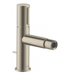 Axor UNO Mitigeur bidet Select avec tirette et vidage, nickel brossé (45210820)