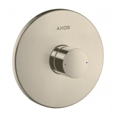 Axor UNO Set de finition pour mitigeur douche encastré, poignée zéro, nickel bossé (45605820)