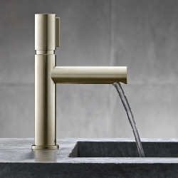 Axor UNO Mitigeur lavabo Select 80, bonde à écoulement libre, nickel brossé (45015820)