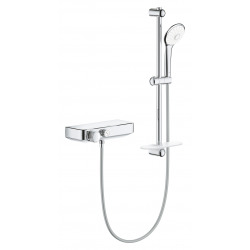 Grohe Grohtherm SmartControl Mitigeur thermostatique douche 1/2″ avec ensemble de douche (34720000)