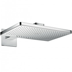 Douche de tête 460 x 300 mm 2jet avec bras de douche 450 mm, rosace carré (35280000)