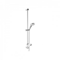 Set de douche avec barre murale 90 cm, chromé (44150110)