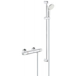 Grohe Mitigeur thermostatique de douche Grohtherm 1000 1/2 "avec garniture de douche, chrome (34256004)