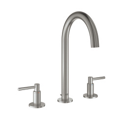 Grohe Atrio Mélangeur 3 trous 1/2" Lavabo Taille M, Supersteel (20009DC3)