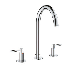 Atrio Mélangeur 3 trous 1/2" Lavabo Taille M, Chromé