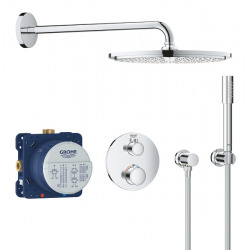 Grohe Set de douche Rainshower Cosmopolitan 310 avec thermostat encastré, chrome (34731000)