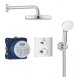 Set de douche Tempesta 210 avec thermostat encastré, chrome (34729000)