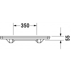 DURAVIT1930 - ETAGÈRE 750 X 130 MM