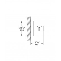 Grohe ESSENTIALS Patère murale finition Cool sunrise brossé (40364GN1)