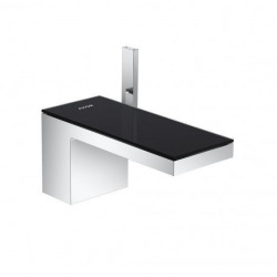 Axor Robinet de lavabo avec sortie Push-Open, chrome / noir (47010600)