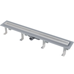 Drain de douche simple pour grilles perforées 65 x 14,5 x 8 cm