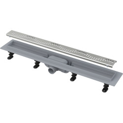 Drain de douche simple pour grilles perforées 66,5 x 14,5 x 8 cm