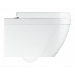 Euro Ceramic Cuvette WC suspendue, blanc alpin + abattant (39328000+39330001)