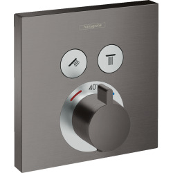 Set de finition pour mitigeur thermostatique encastré avec 2 fonctions (15763340)