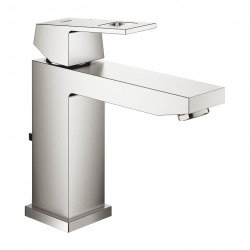 Eurocube Mitigeur monocommande Lavabo taille M, Supersteel (23445DC0)