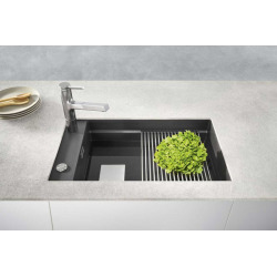 Évier de cuisine Kubus 2 KNG 110-62 Onyx