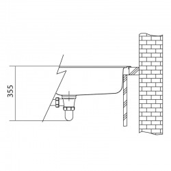 Urban UBG 610-58 Fragranit+ Évier de cuisine à encastrer Blanc glace