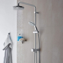 Bauloop - Tempesta Ensemble de douche avec mitigeur à levier et colonne (27389premium)