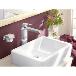 Eurocube Set Mitigeur monocommande 1/2" LavaboTaille XL + Bonde clic clac Grohe pour lavabo avec trop-plein(23406000-CLICCLAC)