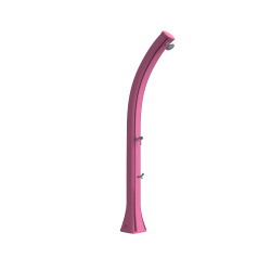 Happy XL - Douche solaire extérieure avec lave-pieds, fuchsia (H420/4003)