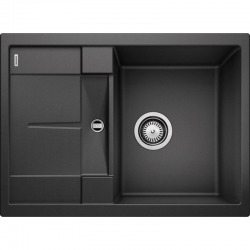 Evier METRA 45 S Compact PuraDur en Silgranit, reversible 66x48 cm, Anthracite (519561)