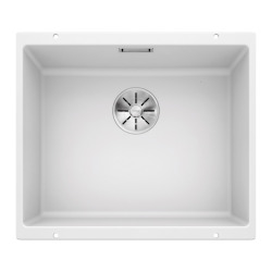 Blanco Evier Subline 500-U en Silgranit PuraDur sous-plan 53x46cm, Blanc (523436)