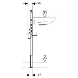 Duofix pour lavabo 111.485.00.1