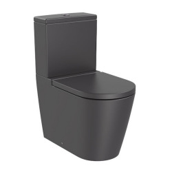 Inspira Combi Pack à poser, Cuvette sans bride + Abattant soft close + Réservoir3/4.5L, Onyx (SetA342526640)