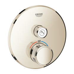 Grohe Grohtherm Smartcontrol, Thermostatique pour installation encastrée 1 sortie, Nickel (29118BE0)