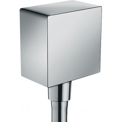 Hansgrohe Fixfit Coude de raccordement Saquare, Aspect Or brossé (26455250)