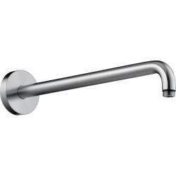 Hansgrohe Bras de douche M 1/2" 389mm, Aspect acier (27413800)