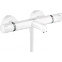 Hansgrohe Ecostat Comfort Mitigeur thermostatique bain/douche, Blanc mat (13114700)