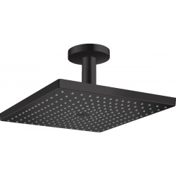 Hansgrohe Raindance E Douche de tête 300 1 jet avec raccord plafond, Noir mat (26250670)