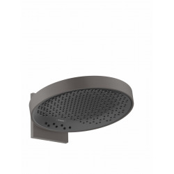 Hansgrohe Rainfinity Douche de tête 360 3 jets avec raccord mural, Noir Chromé brossé (26234340)